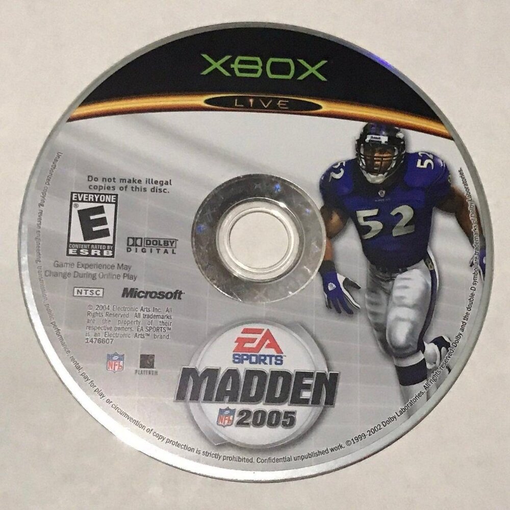 Xbox Madden NFL 2005